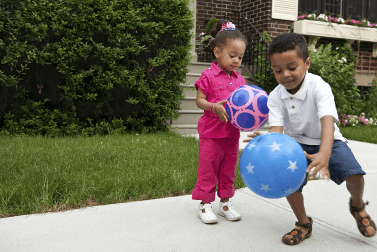 Playing with Balls Outside