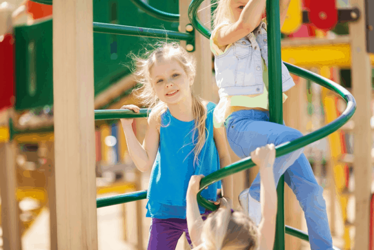 Kids Playing at Recess